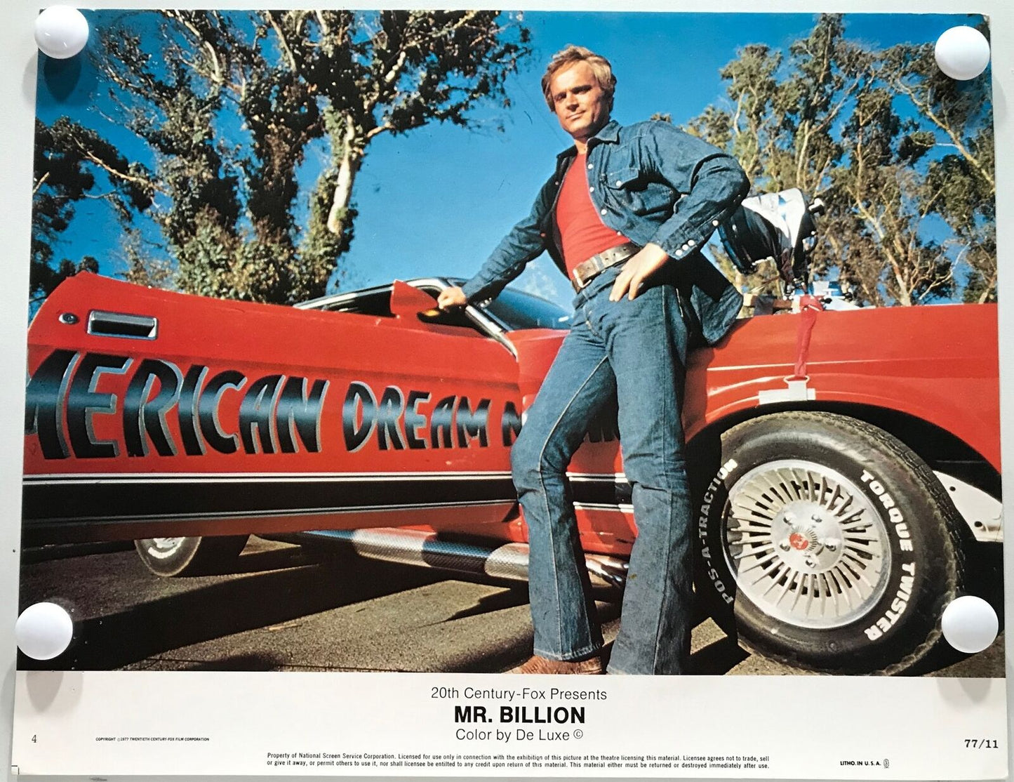 ORIGINAL LOBBY CARDS - MR. BILLION - 1977 - set of 8