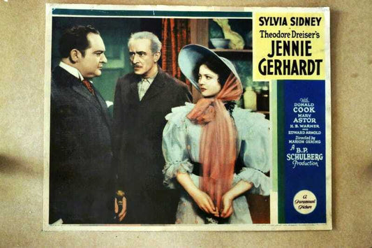 ORIGINAL LOBBY CARD - JENNIE GERHARDT - 1933 - title card