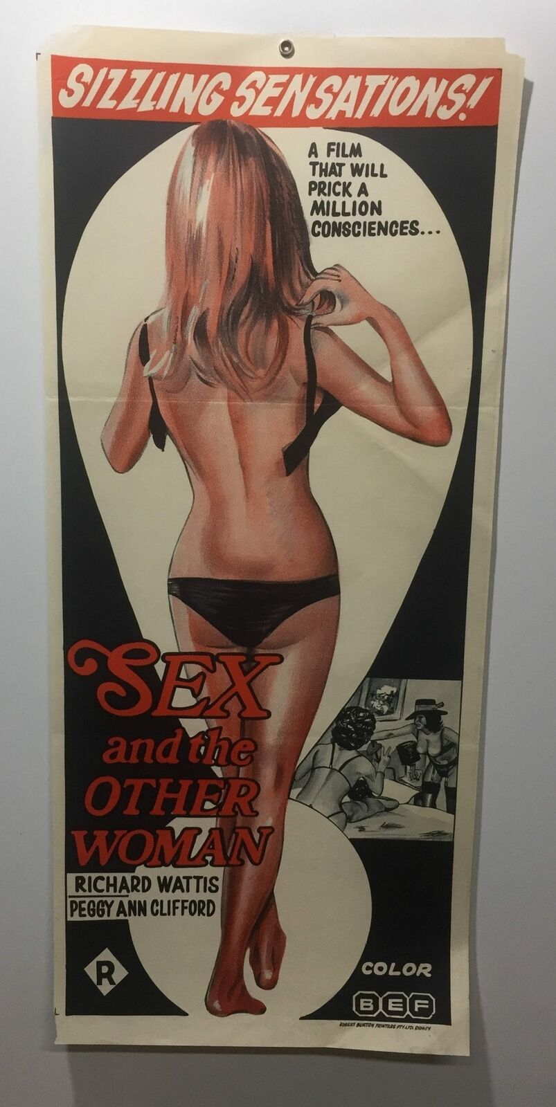 ORIGINAL DAYBILL MOVIE POSTER - SEX AND THE OTHER WOMAN