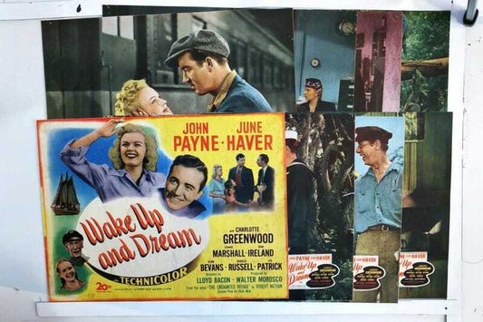 ORIGINAL LOBBY CARDS - WAKE UP AND DREAM - 1946 - set of 8