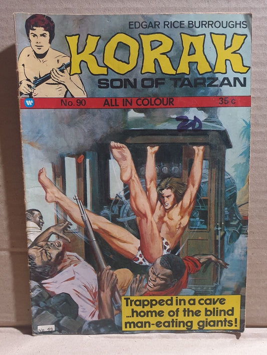 COMIC BOOK - DC KORAK SON OF TARZAN #90