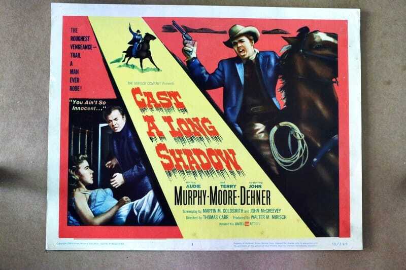 ORIGINAL LOBBY CARD - CAST A LONG SHADOW - 1959 - key card #1