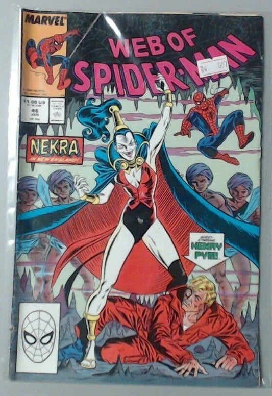 COMIC BOOK - MARVEL COMICS - SPIDER-MAN - WEB OF SPIDER-MAN #46