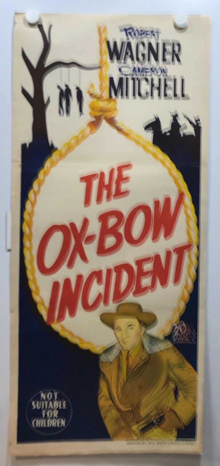 ORIGINAL DAYBILL MOVIE POSTER - THE OX BOW INCIDENT