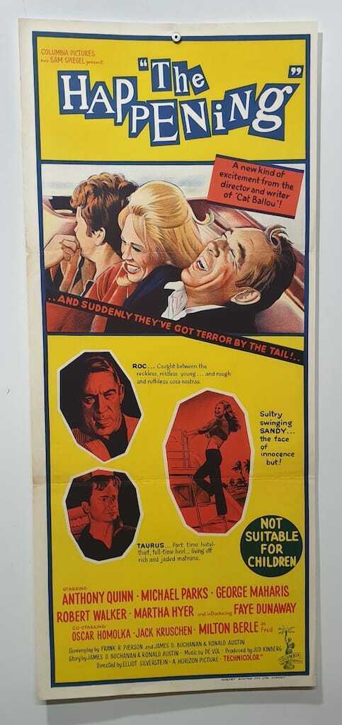 ORIGINAL DAYBILL MOVIE POSTER - THE HAPPENING - 1967