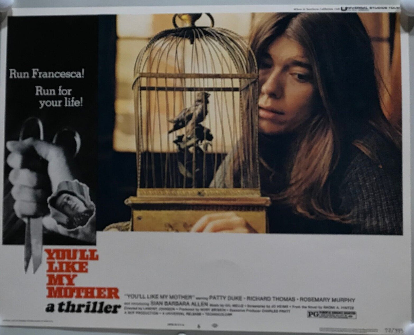 ORIGINAL LOBBY CARDS - YOU'LL LIKE MY MOTHER - 1972 - set of 8