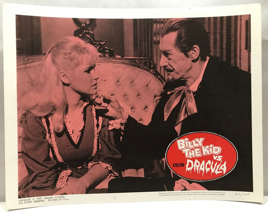 ORIGINAL LOBBY CARD - BILLY THE KID VS DRACULA - 1965 - card #2