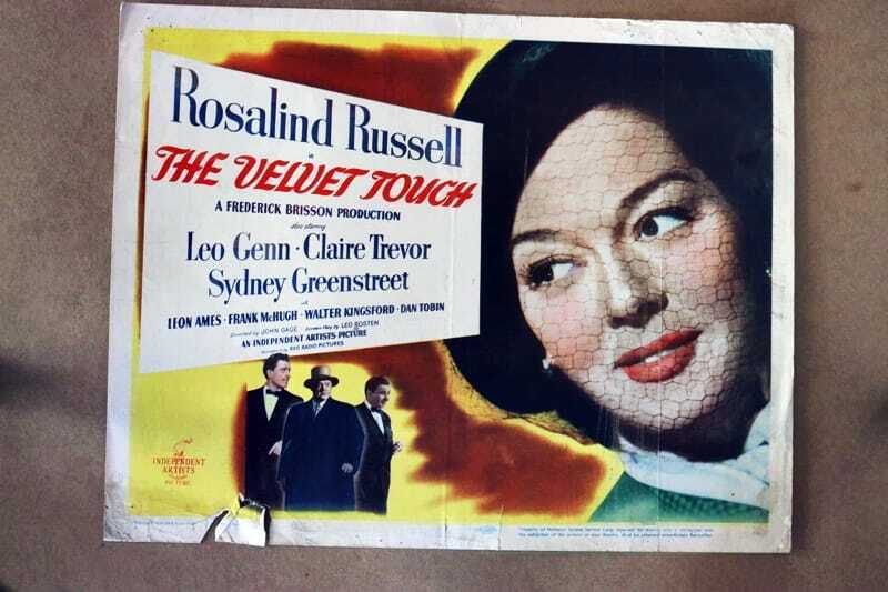 ORIGINAL LOBBY CARD - THE VELVET TOUCH - 1948 - title card