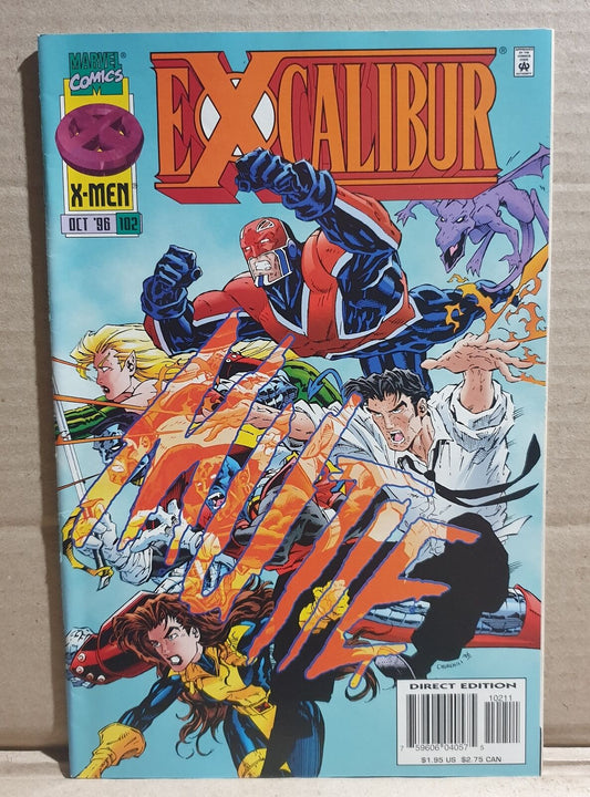 COMIC BOOK -  MARVEL EXCALIBUR #102