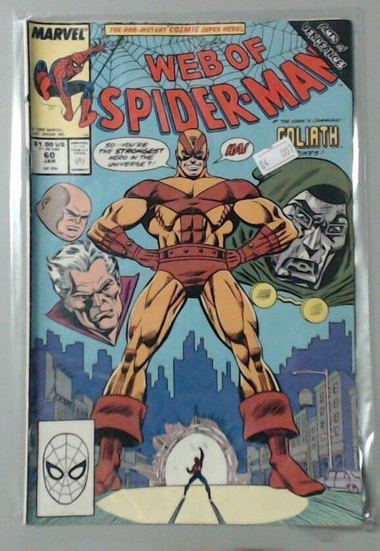 COMIC BOOK - MARVEL COMICS - SPIDER-MAN - WEB OF SPIDER-MAN #60