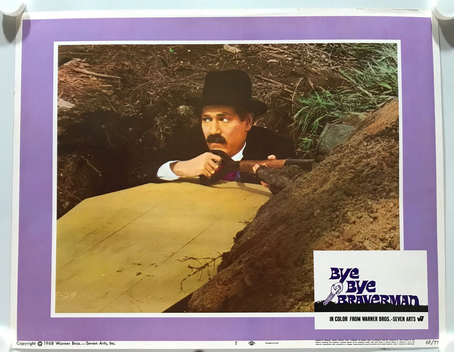 ORIGINAL LOBBY CARDS - BYE BYE BRAVERMAN - 1968 - set of 8