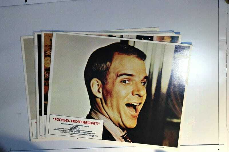 ORIGINAL LOBBY CARDS - PENNIES FROM HEAVEN - 1981 - set of 8