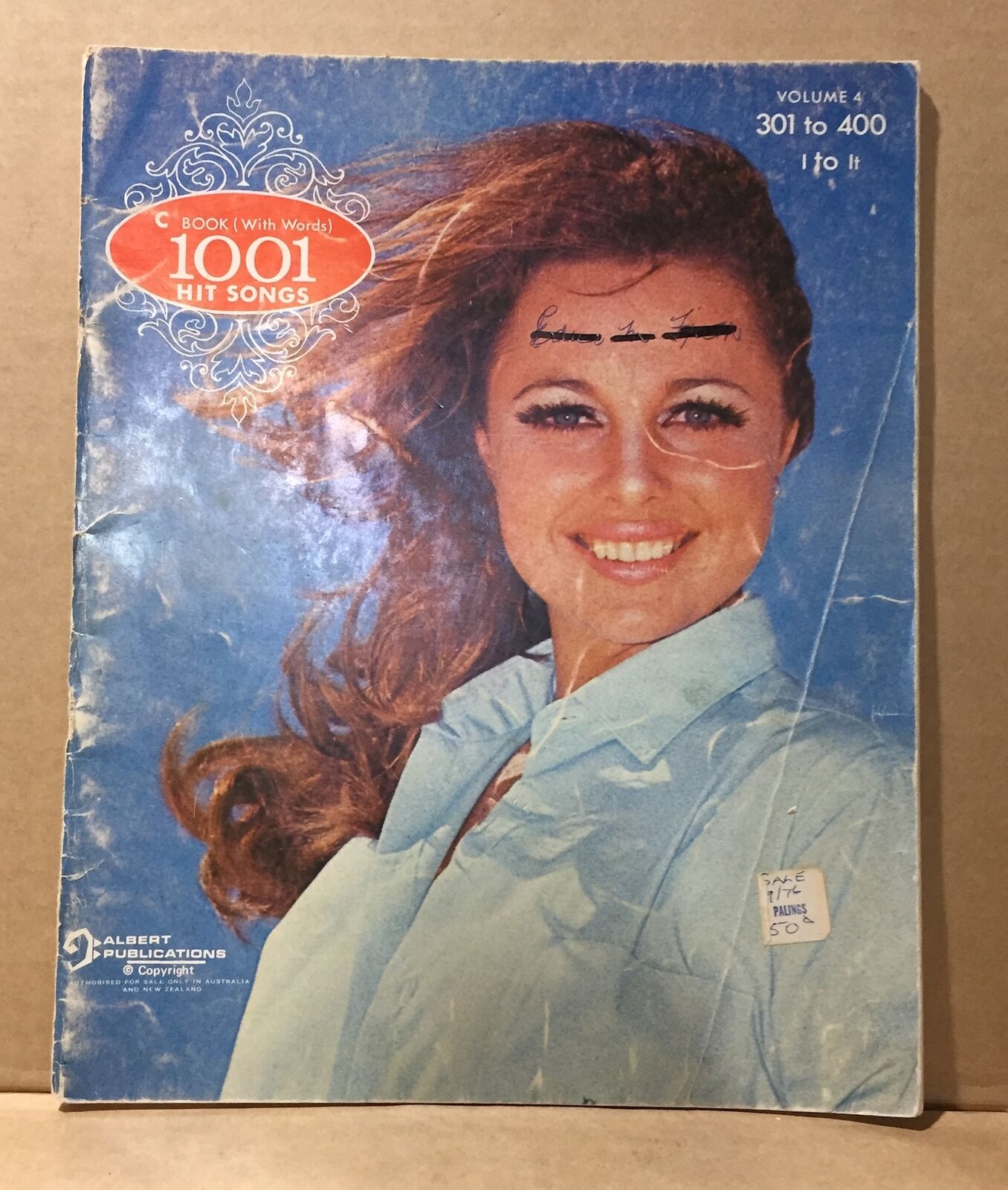 MUSIC SHEET BOOK - 1001 HIT SONGS - VOL 4 - 301 - 400 (I TO IT)