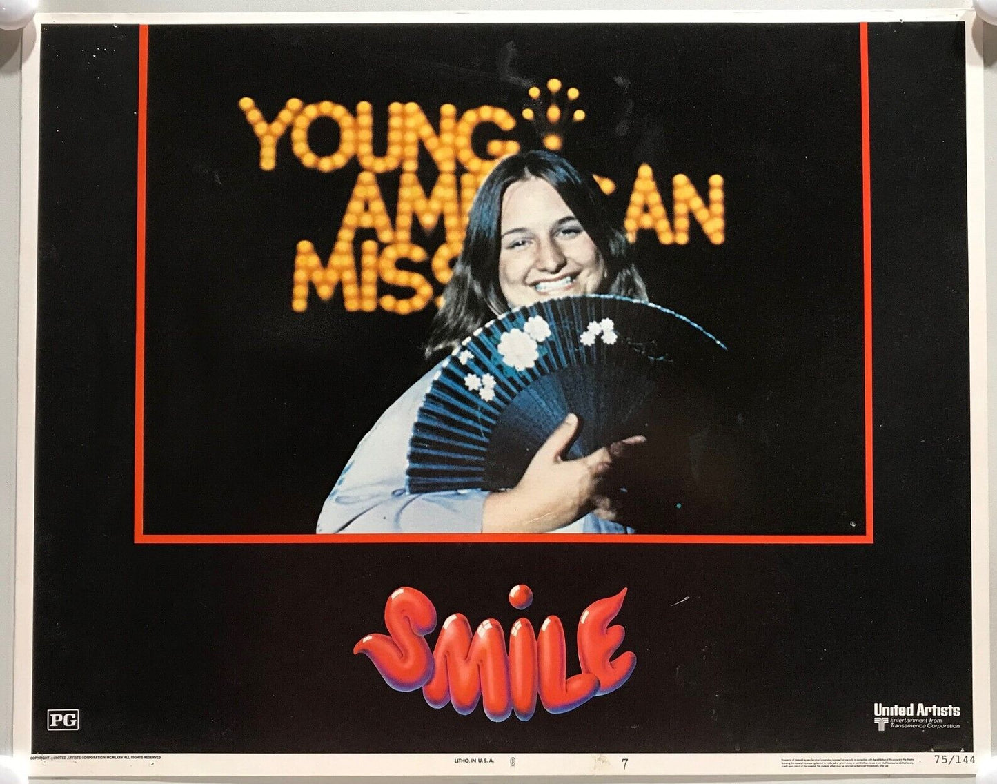 ORIGINAL LOBBY CARDS - SMILE - 1975 - set of 8