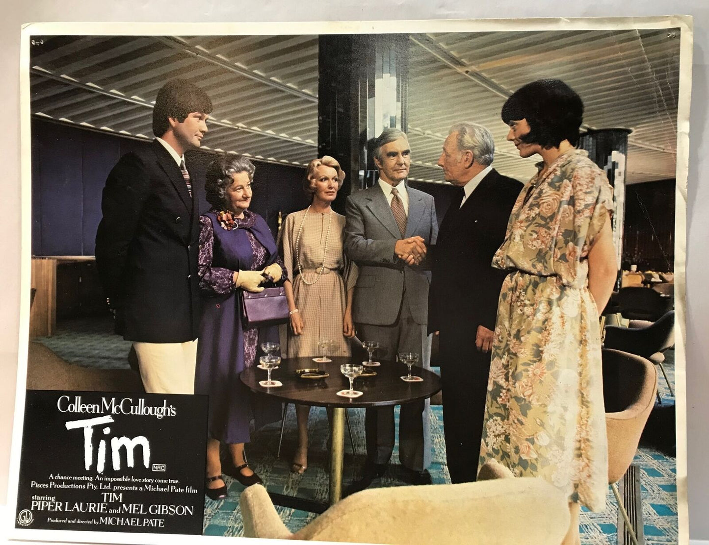 ORIGINAL LOBBY CARD - TIM (k) - 1979 - title card - Australian