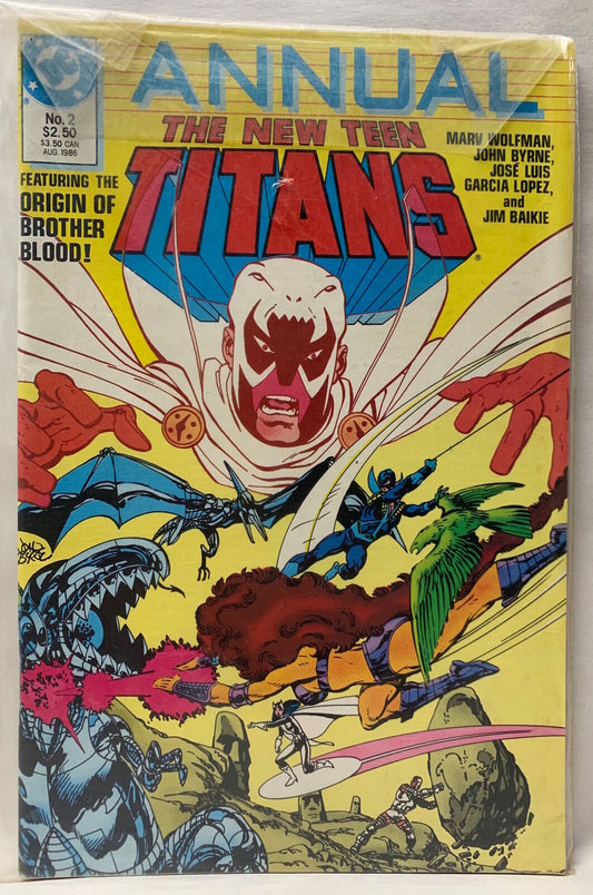 COMIC BOOK - ANNUAL THE NEW TEEN TITANS #2