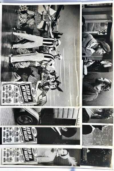ORIGINAL LOBBY CARDS - DEEP IN MY HEART - 1954 - set of 8