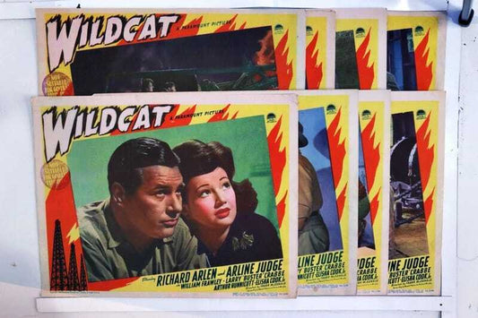ORIGINAL LOBBY CARDS - WILDCAT - 1942 - set of 8