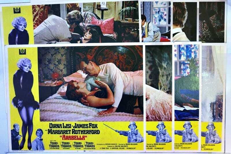 ORIGINAL LOBBY CARDS - ARABELLA - 1968 - set of 8