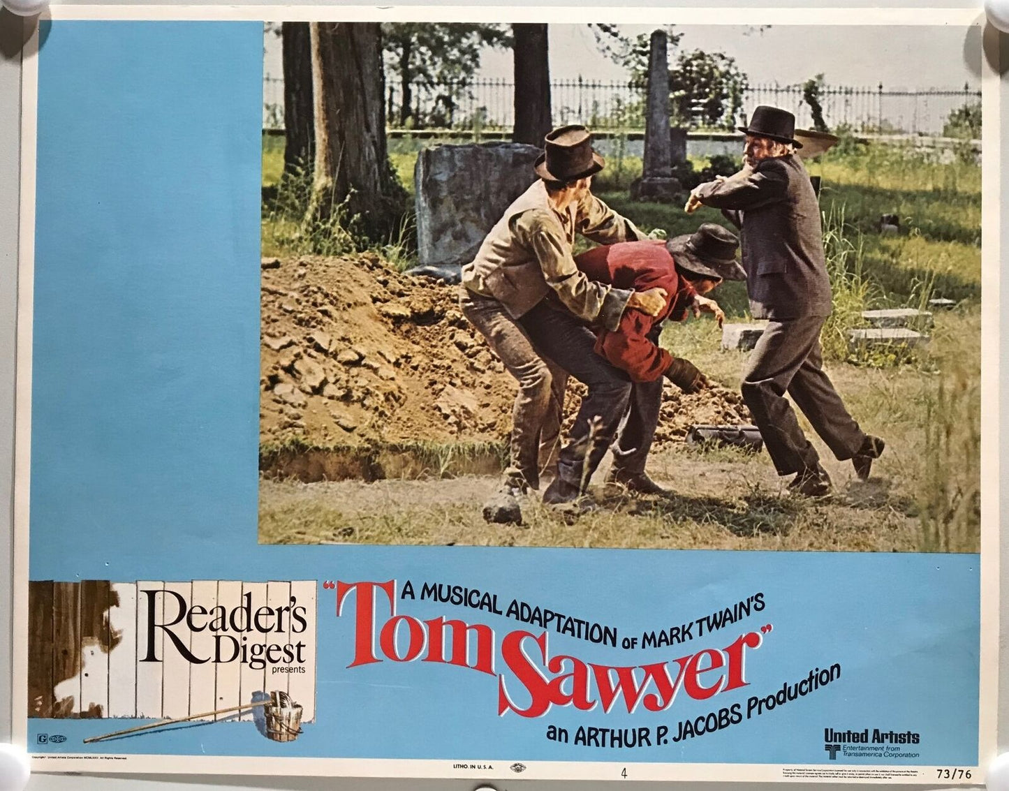 ORIGINAL LOBBY CARDS - Tom Sawyer - 1973 - set of 8