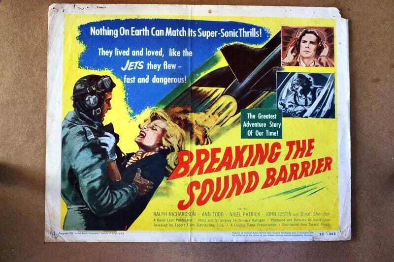 ORIGINAL LOBBY CARD - BREAKING THE SOUND BARRIER - 1952 - title card