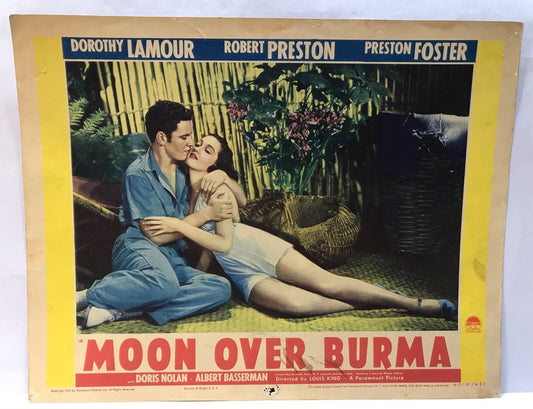 ORIGINAL LOBBY CARD - MOON OVER BURMA (d) - 1940 - title card