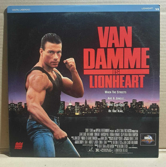 LASERDISC MOVIE - LIONHEART - Jeane Claude Van Damme