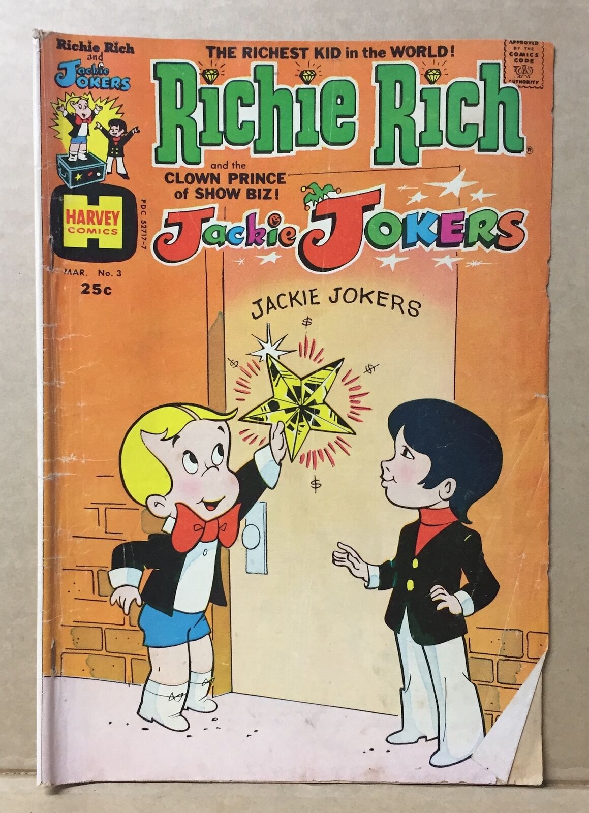 COMIC BOOK -RICHIE RICH JACKIE JOKERS