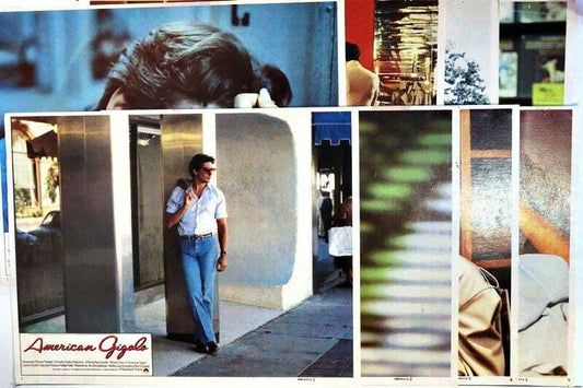 ORIGINAL LOBBY CARDS - AMERICAN GIGOLO - 1980 - set of 8