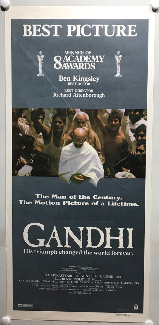 ORIGINAL DAYBILL MOVIE POSTER - GANDHI - 1982