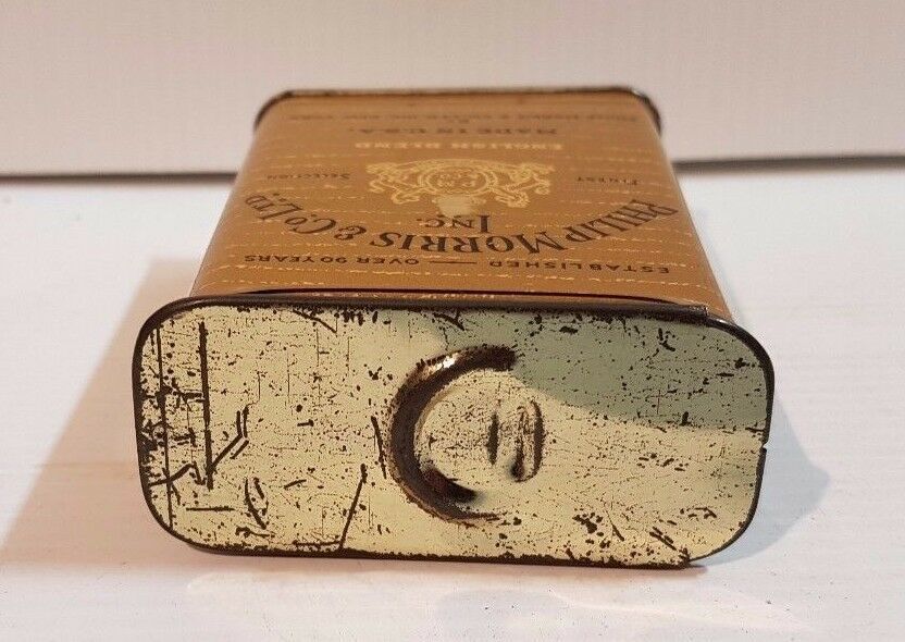 Biscuit Tea Sweets Cigar Tin Philip Morris & Co Ltd English Blend Cigarette