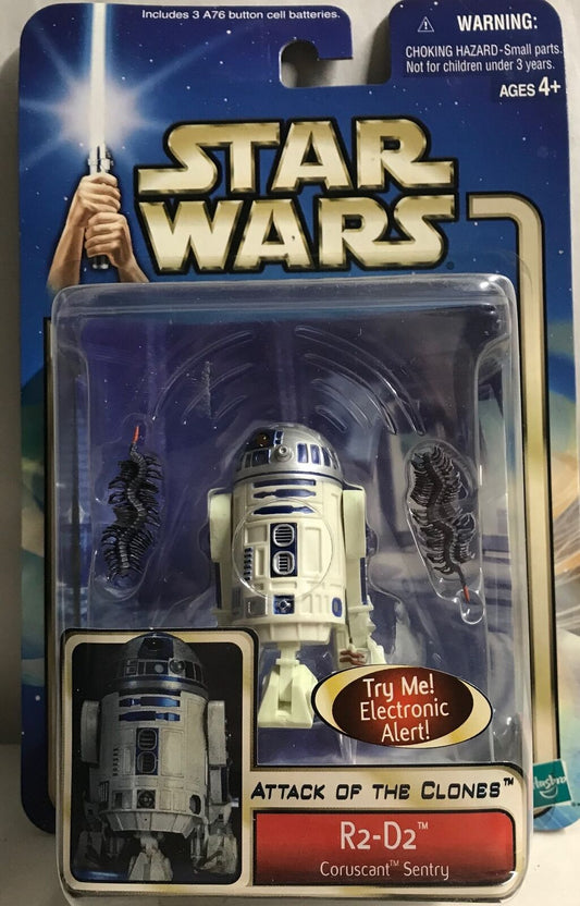 STAR WARS - HASBRO - AOTC - R2-D2 (a) - "CORUSCANT SENTRY" - with Kouhuns Assassin