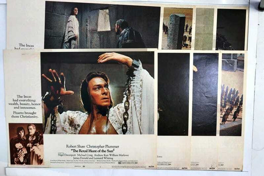 ORIGINAL LOBBY CARDS - THE ROYAL HUNT OF THE SUN - 1969 - set of 8