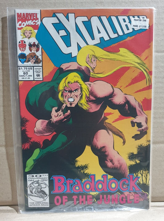 COMIC BOOK -  MARVEL EXCALIBUR #60