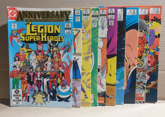 COMIC BOOK -  DC LEGION OF SUPER HEROES #300 301 302 303 304 305 306 307 308 309