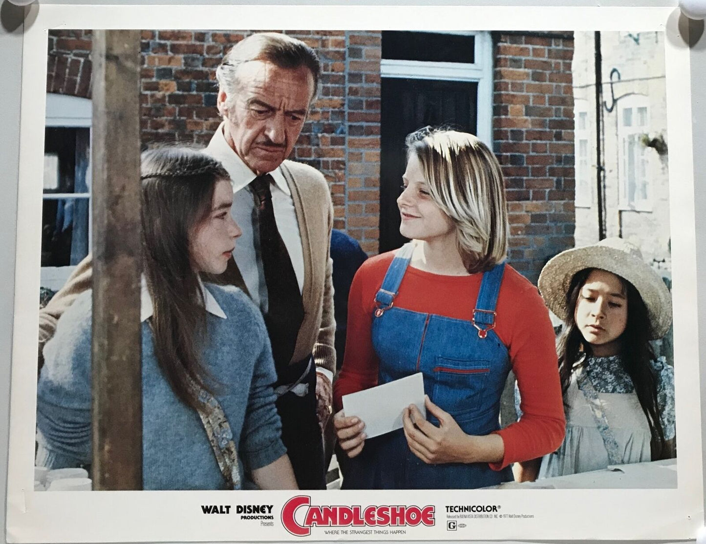 ORIGINAL LOBBY CARDS - CANDLESHOE - 1977 - set of 8