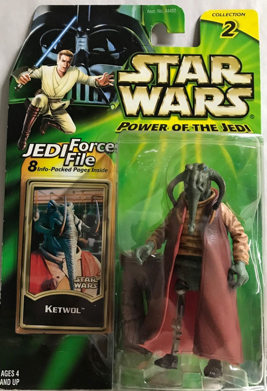 STAR WARS - HASBRO - JEDI FORCE FILE - POTJ - KETWOL - Collection 2