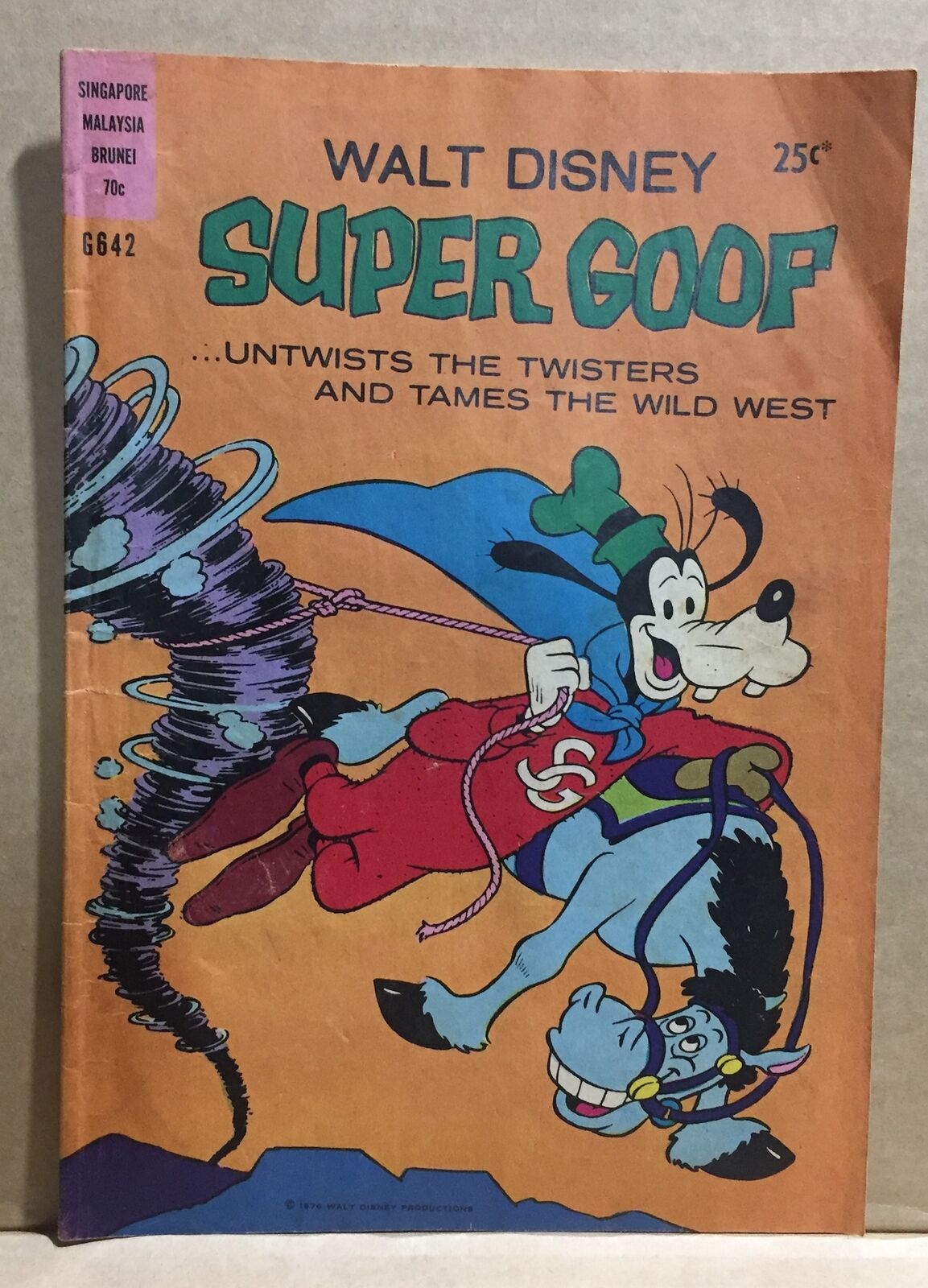 WALT DISNEY COMIC BOOK - SUPER GOOF G642 australian