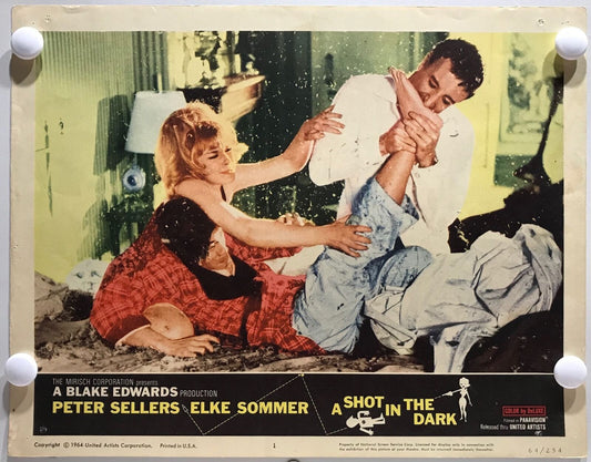 ORIGINAL LOBBY CARDS - A SHOT IN THE DARK - 1964 - set of 8
