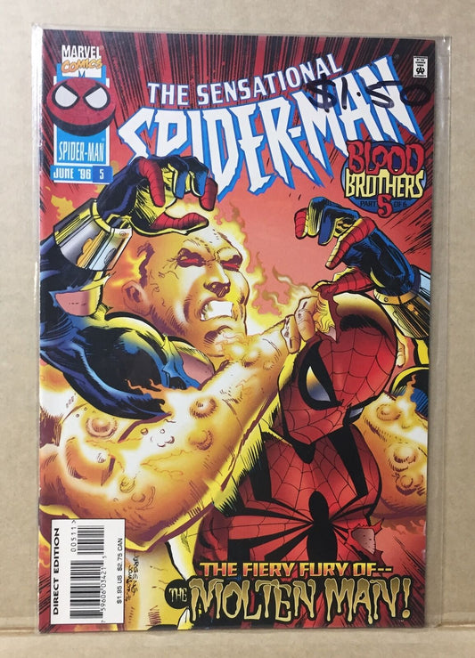 COMIC BOOK SPIDER-MAN #5 MARVEL BLOOD BROTHERS