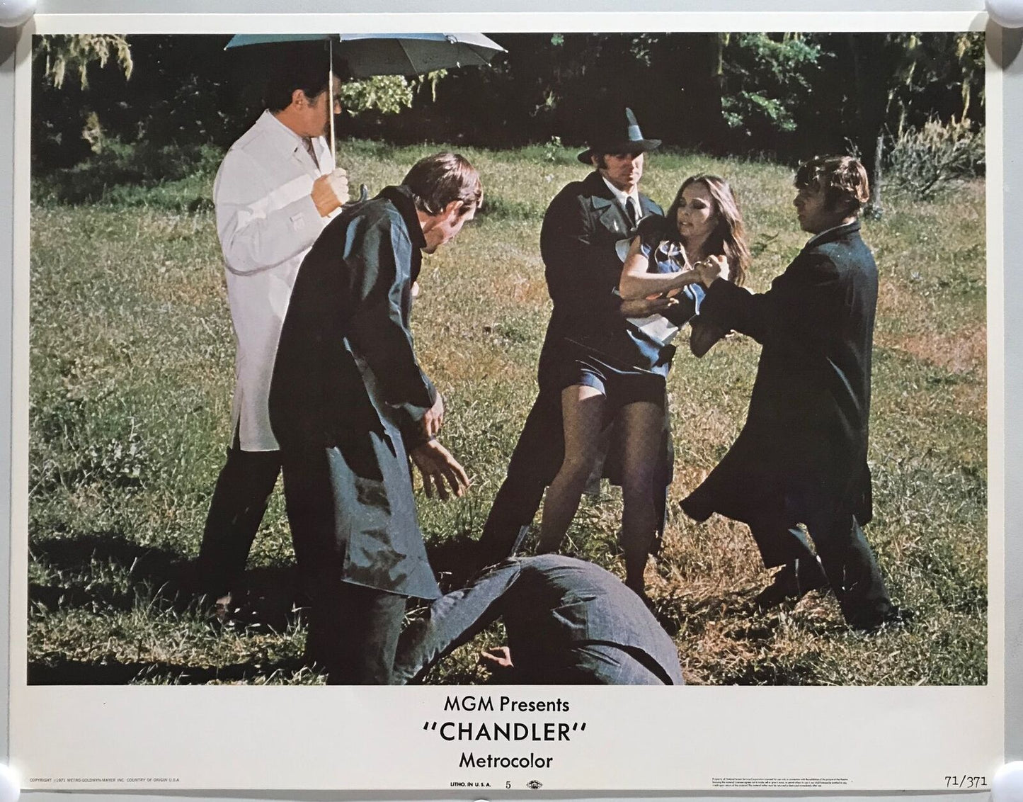 ORIGINAL LOBBY CARDS - CHANDLER - 1971 - set of 8