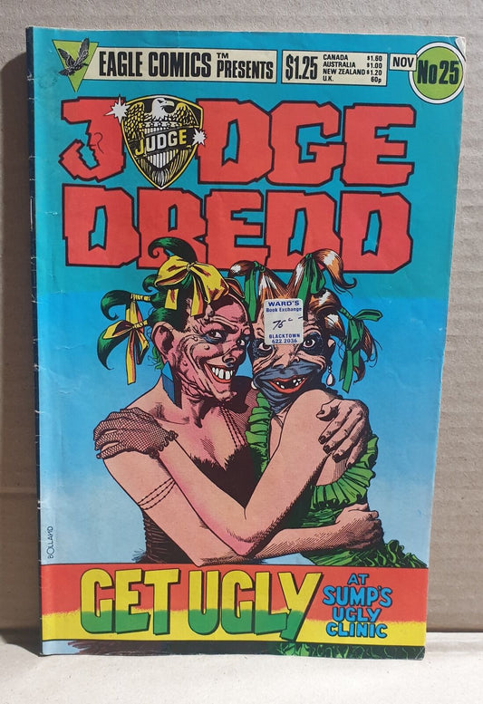 COMIC BOOK - EAGLE COMICS JUDGE DREDD #25