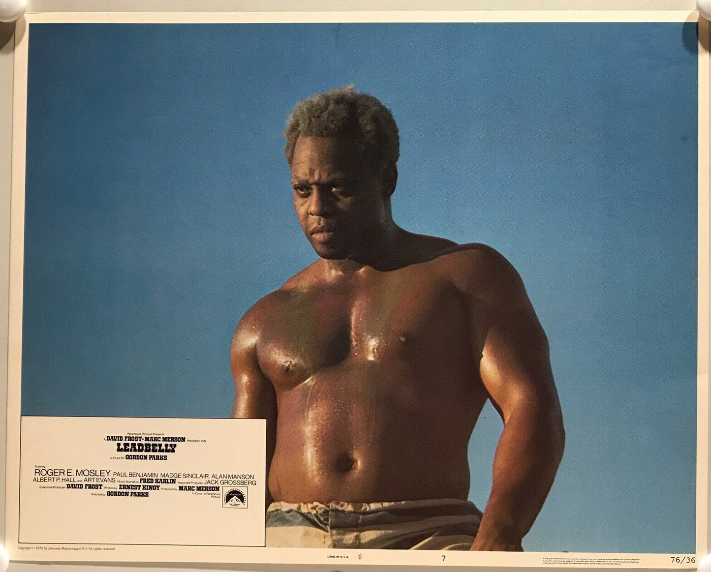 ORIGINAL LOBBY CARDS - LEADBELLY - 1976 - set of 8