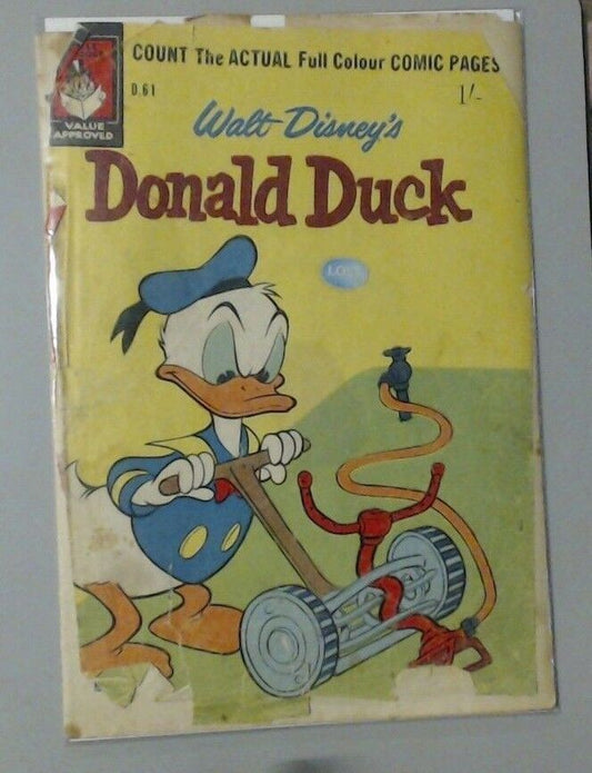 COMIC BOOK - WALT DISNEY DONALD DUCK D. 61