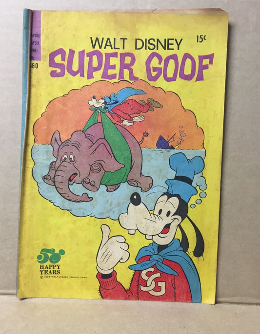 COMIC BOOK - WALT DISNEY SUPER GOOF G560