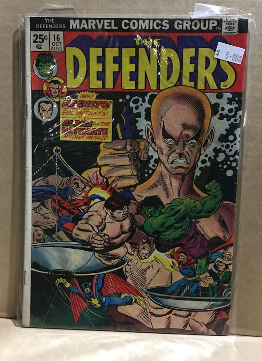 COMIC BOOK - MARVEL THE DEFENDERS 16 MAGNETO