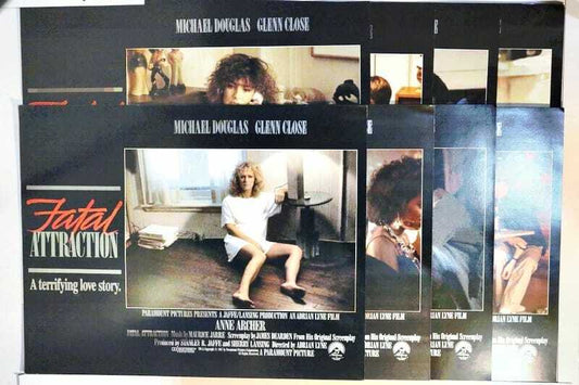 ORIGINAL LOBBY CARDS - FATAL ATTRACTION - 1987 - set of 8