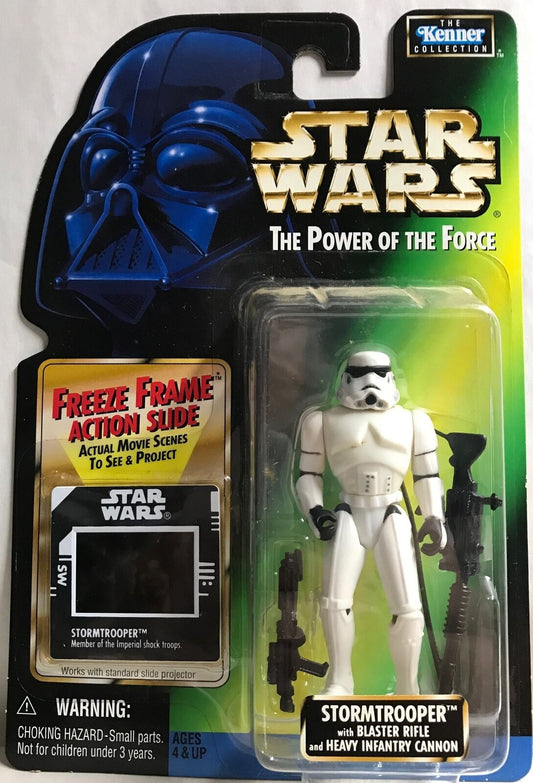 STAR WARS - KENNER - POTF - STORMTROOPER - with Blaster Rifle and Heavy Infantry