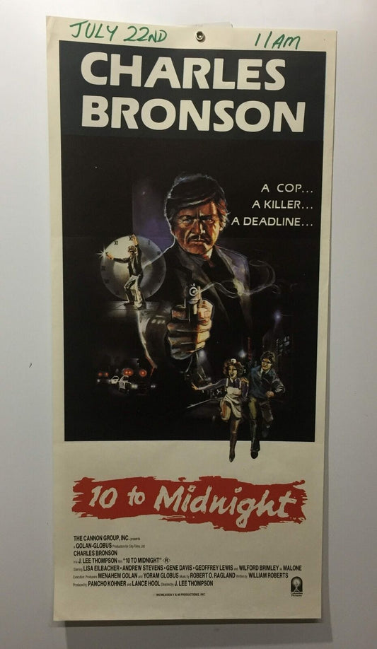 ORIGINAL DAYBILL MOVIE POSTER - 10 TO MIDNIGHT