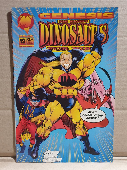 COMIC BOOK - MALIBU GENESIS DINOSAURS #12